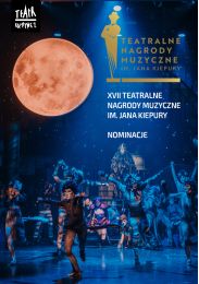 Obraz do Nominacje do XVII Teatralnych Nagród Muzycznych! 